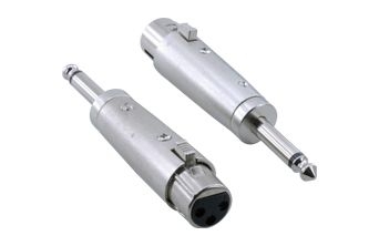 3 Pin XLR Dişi - 6.3mm Mono Erkek Konnektör