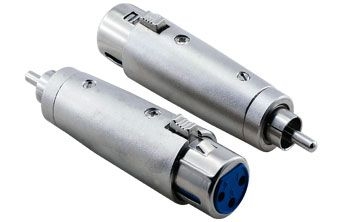 3 Pin XLR Dişi - RCA Erkek Konnektör