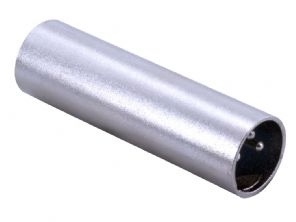 3 Pin XLR Erkek - Erkek Ara Konnektör