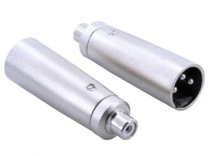 3 Pin XLR Erkek - RCA Dişi Konnektör