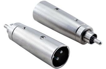 3 Pin XLR Erkek - RCA Erkek Konnektör