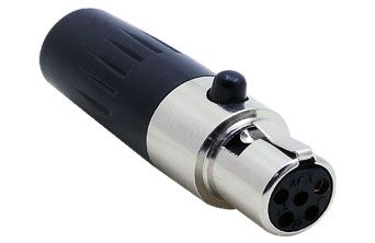 5 Pin Mini XLR Dişi Konnektör 