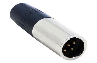 5 Pin Mini XLR Erkek Konnektör