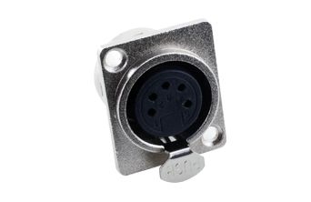 5 Pin XLR Dişi Şase Konnektör Nx Tip