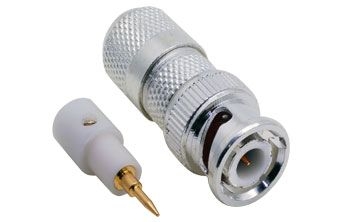 BNC Gümüş Vidalı RG58 RG59 - RG6
