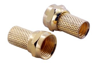 F Erkek Konnektör RG6 Gold